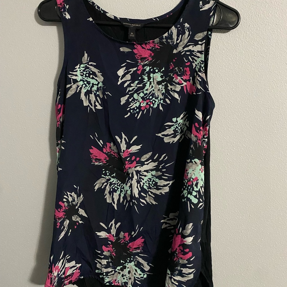 Floral Sleeveless Top